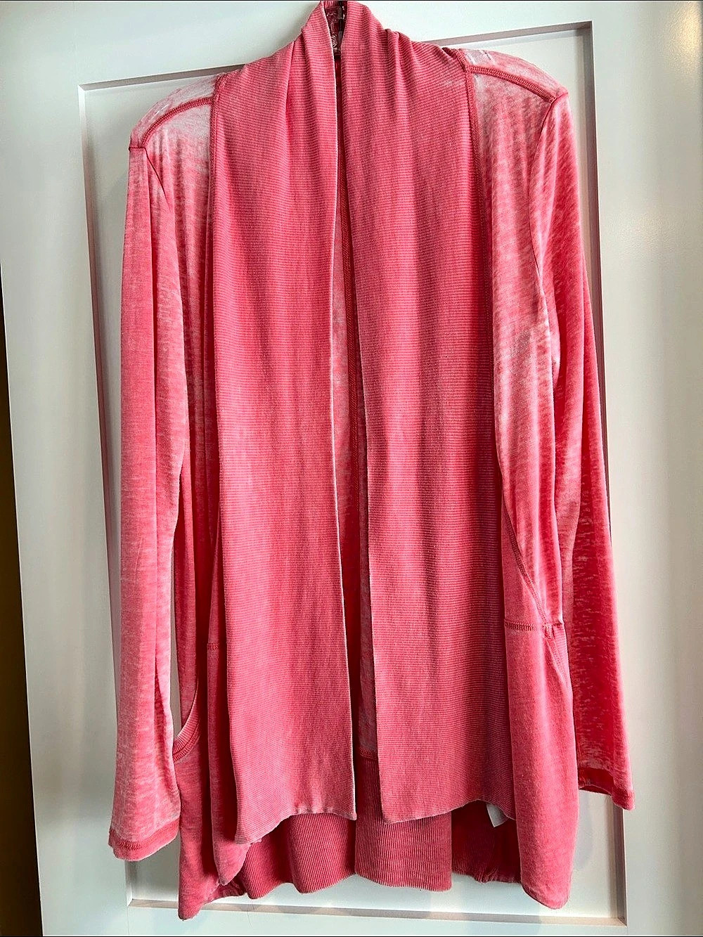 Marc New York Open Front Cardigan in Pink Size Medium
